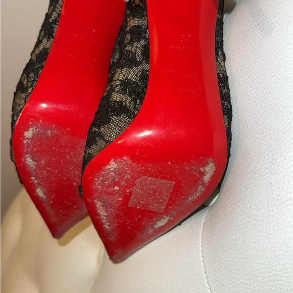 SIZE 36 AUTHENTIC CHRISTIAN LOUBTAINS WORN ONLY TWICE - Picture 2 of 3